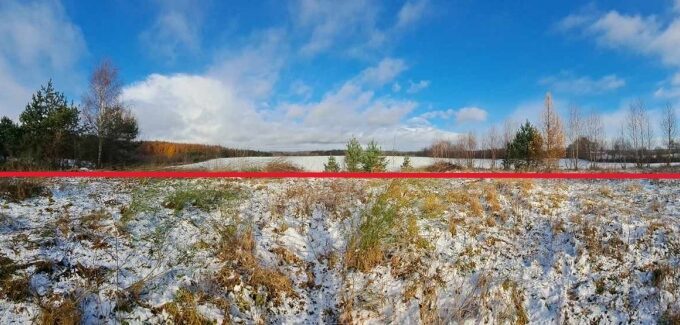 Sprzedam działkę w Kielnie – 3047m2 z mediami